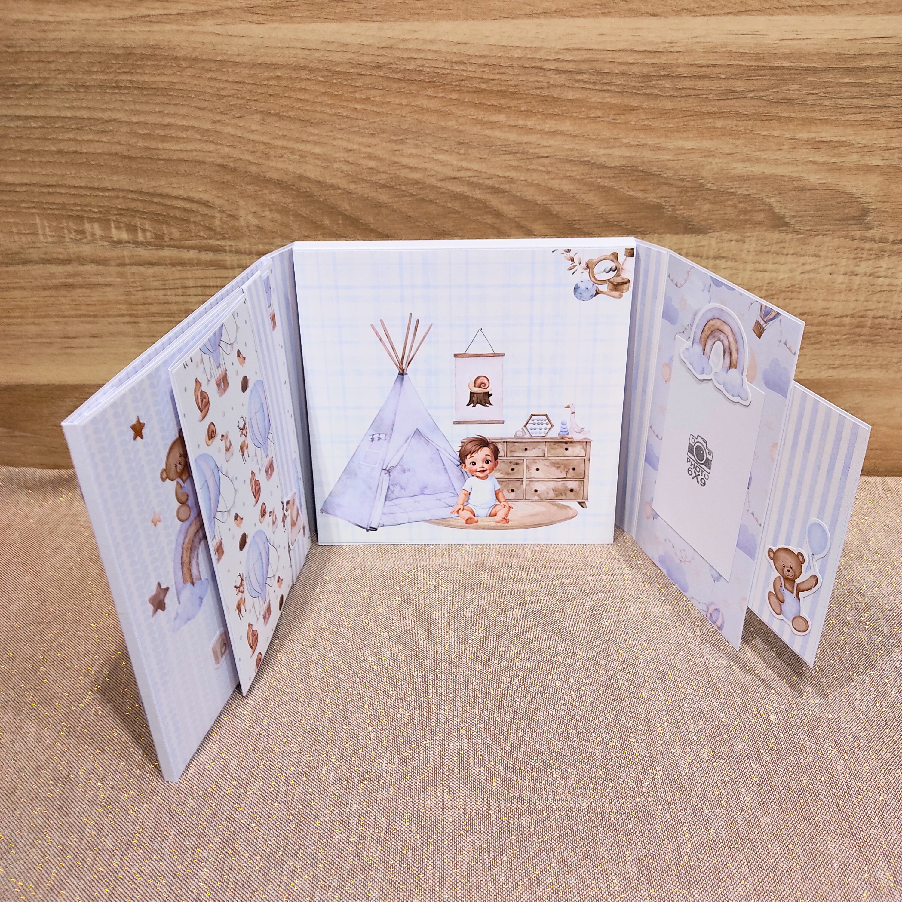 Mini Album Photos Naissance Bébé Garçon - 16 photos minimum