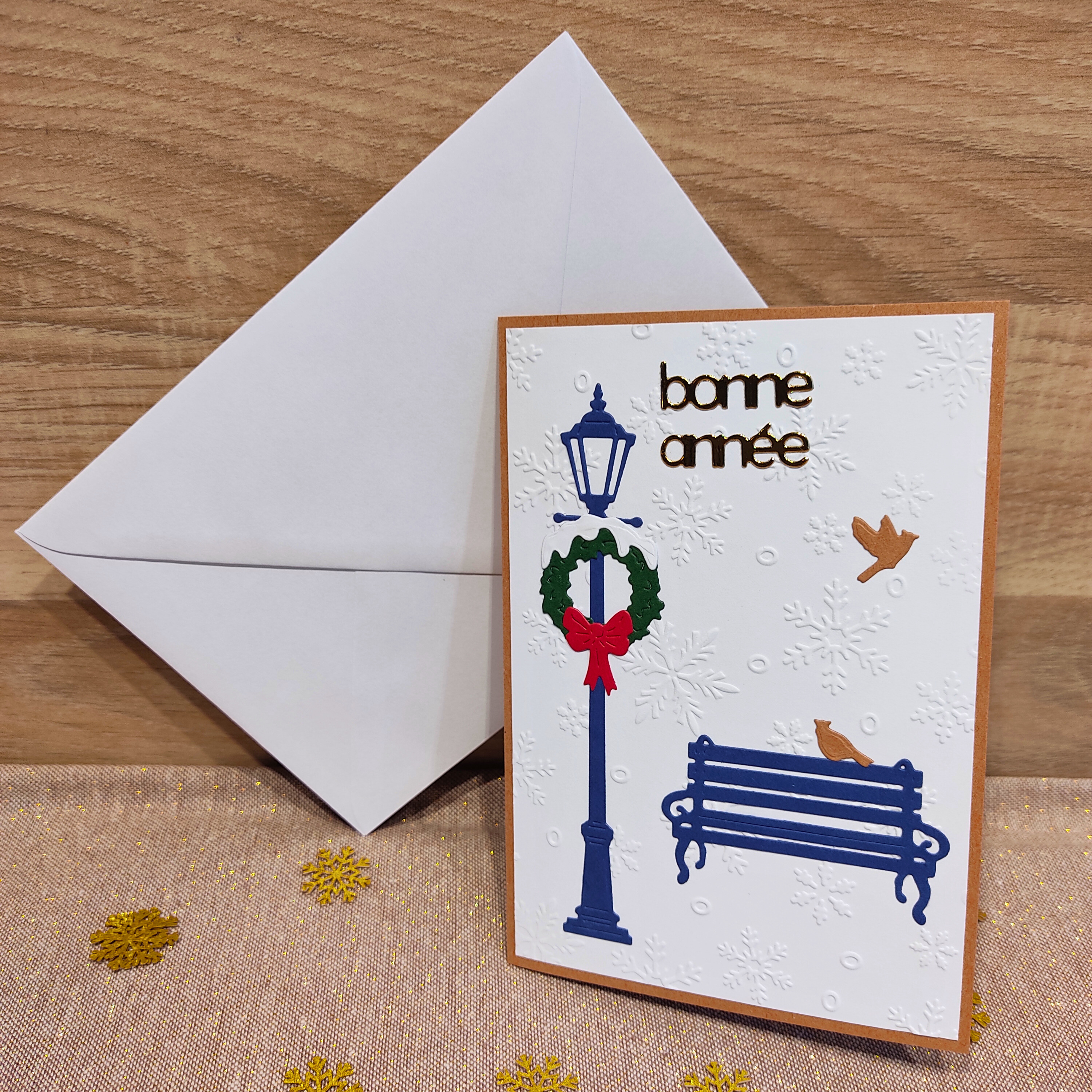 Carte de vœux "Un air d'hiver" - Avec enveloppe