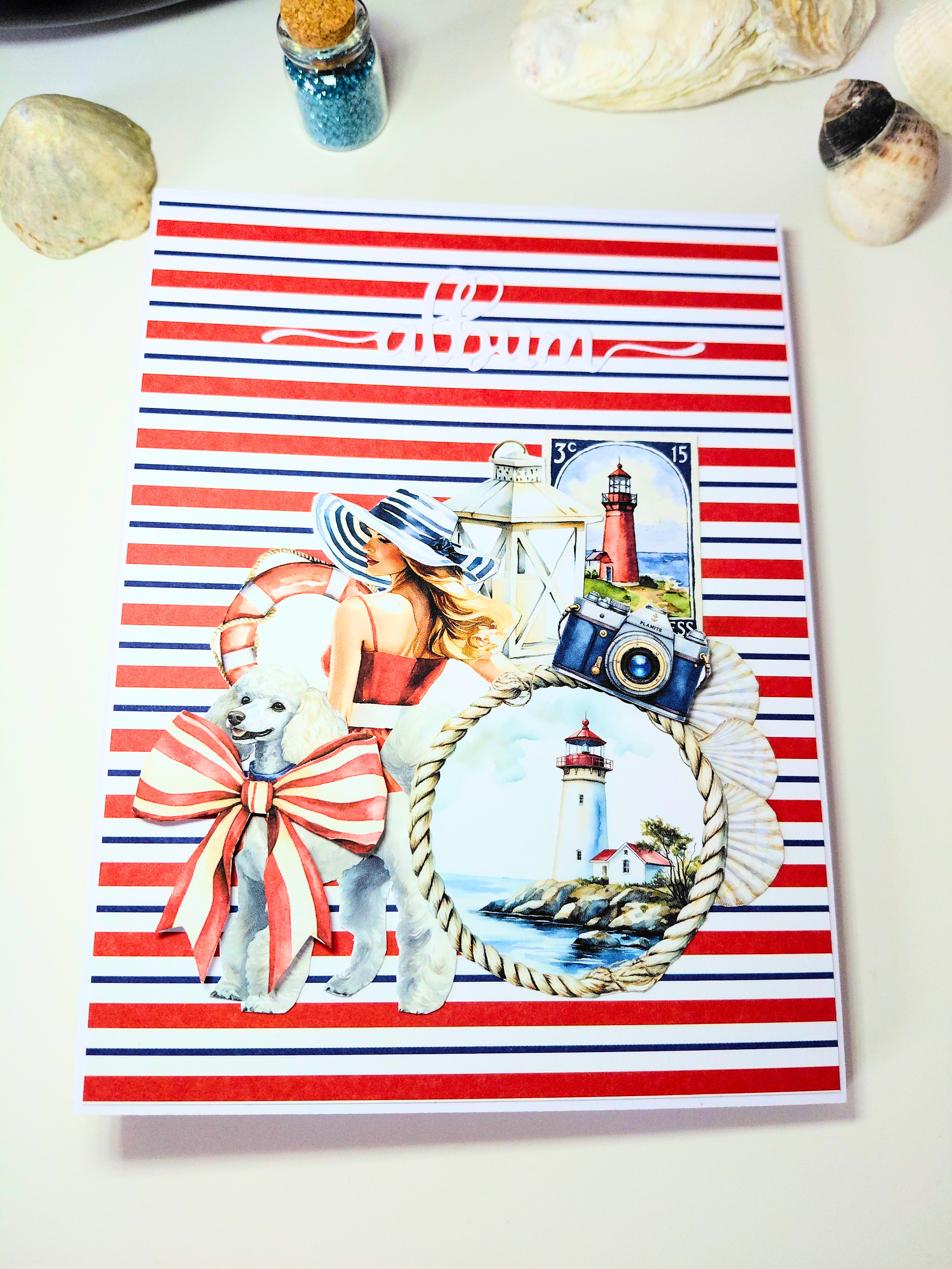 Atelier Scrapbooking - Samedi 4 juillet 2026 - Création d'un mini album photos accordéon "Vacances à la mer"