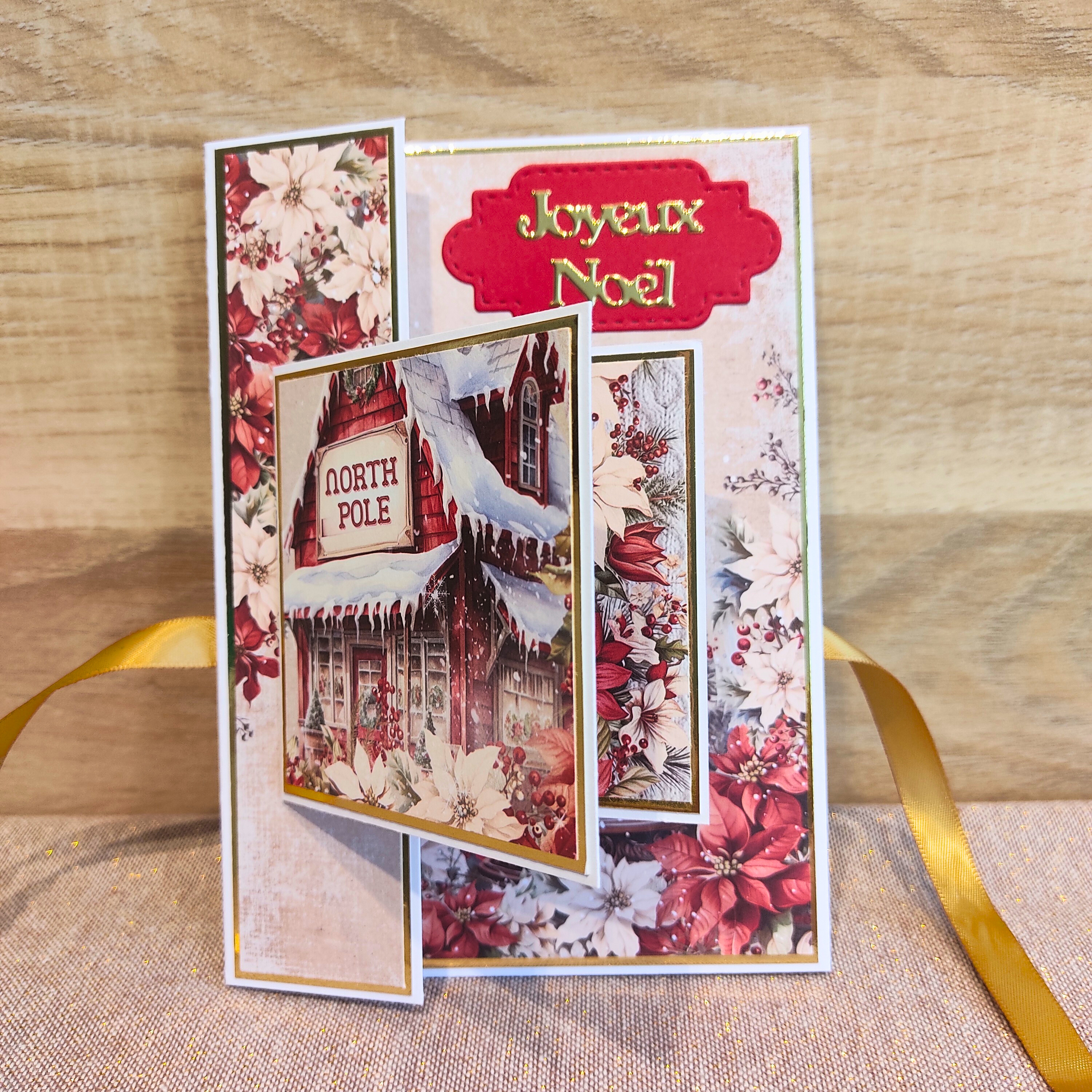 Carte de Vœux Joyeux Noël "Pôle Nord " 