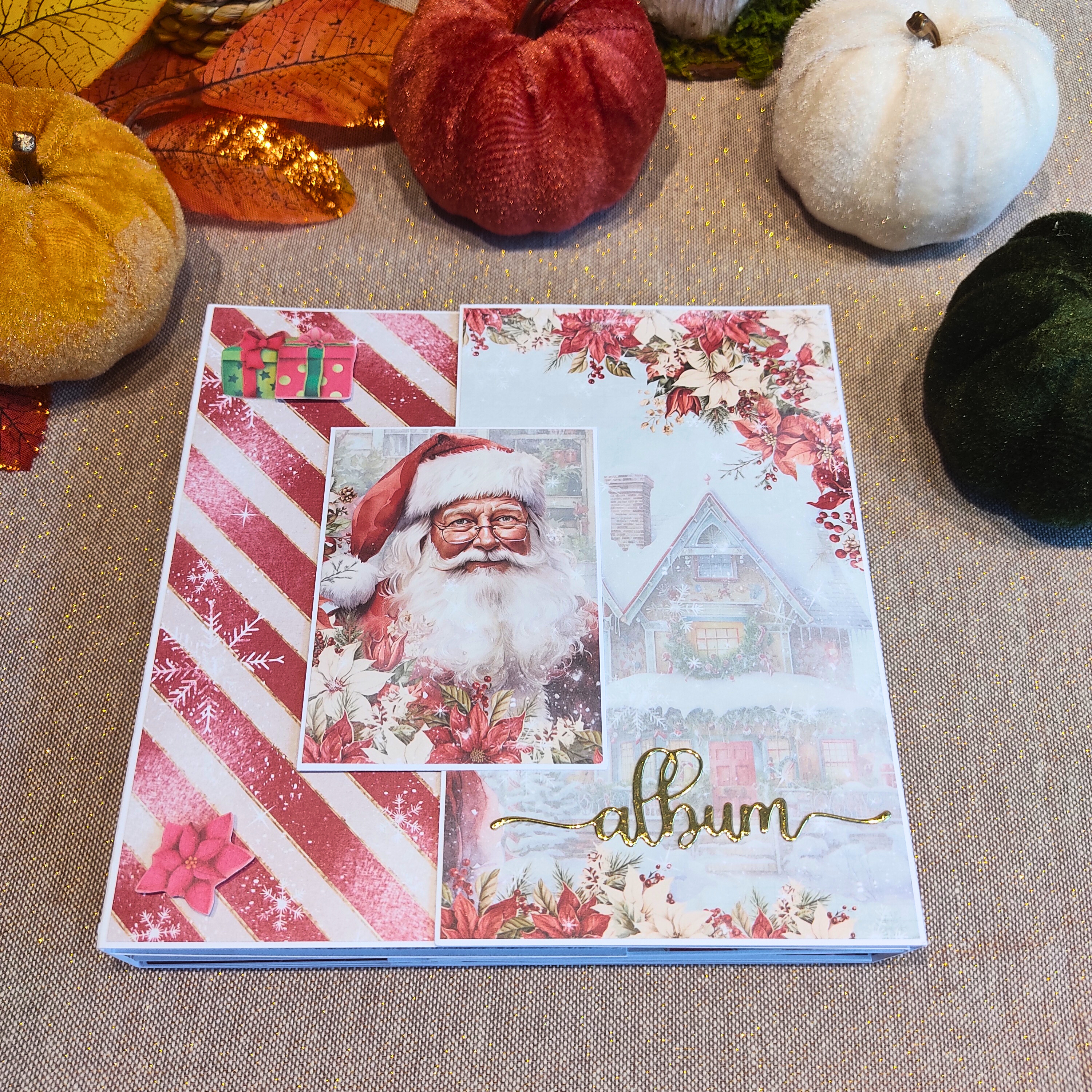 Mini Album Photos Folio "Noël au Pôle Nord" - Modèle unique