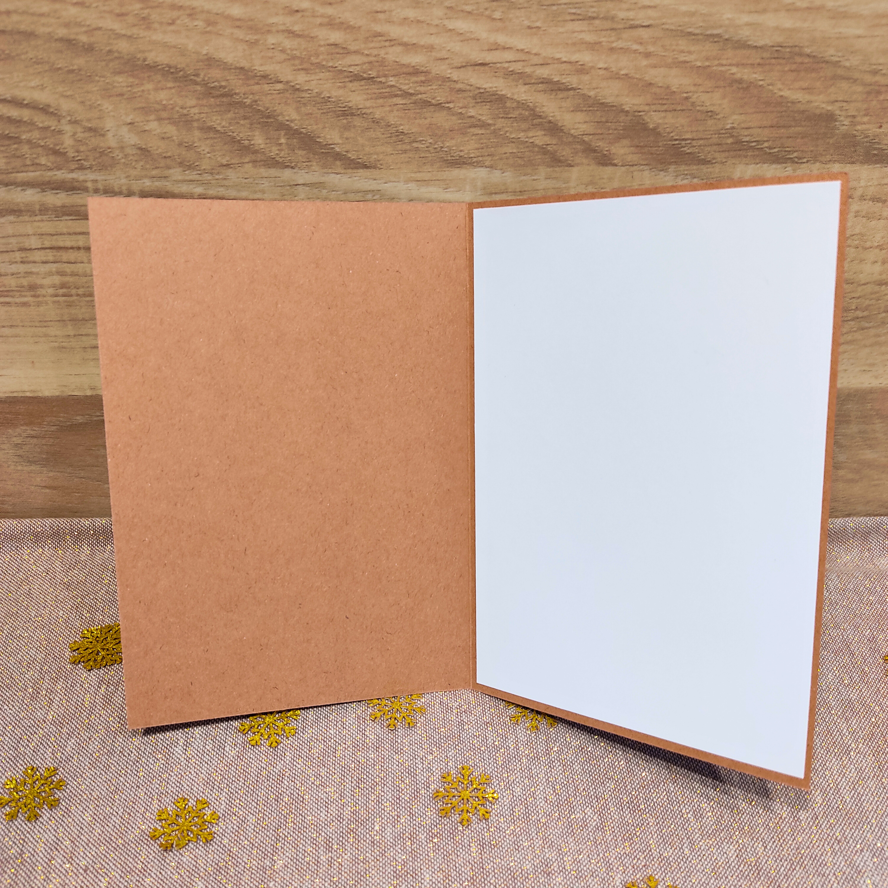 Carte de vœux élégante et chic "Étoiles" - Avec enveloppe