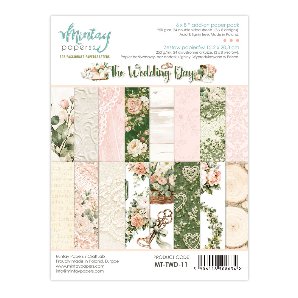 Mintay Papers - Collection The wedding day - 15,2x20,3cm