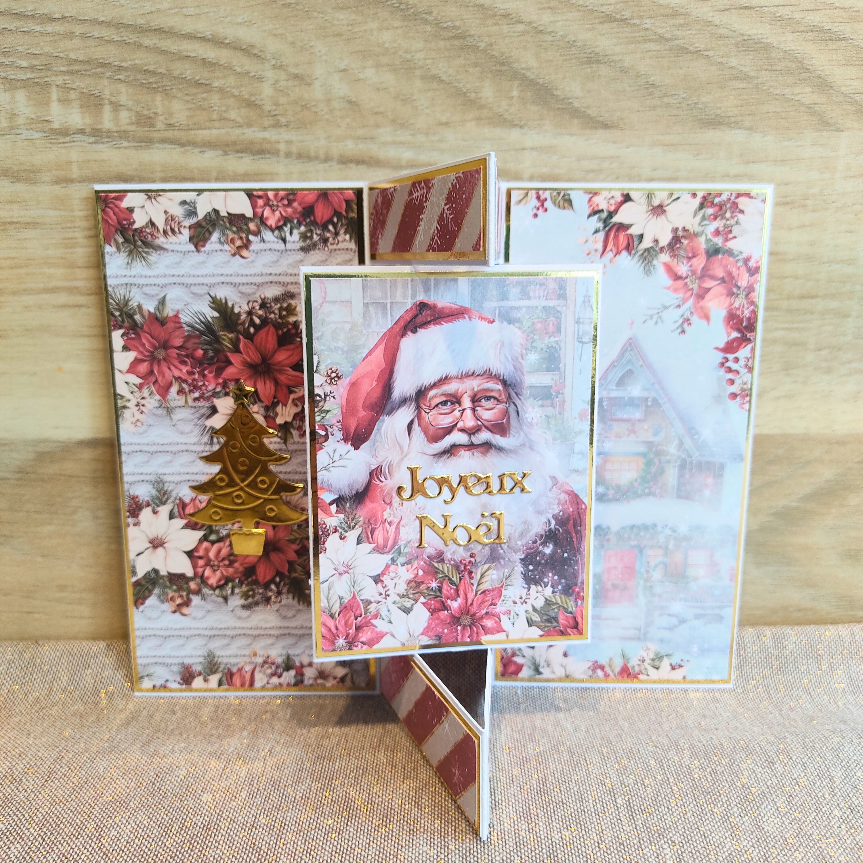 Carte de Vœux Pop-Up "Joyeux Noël" 