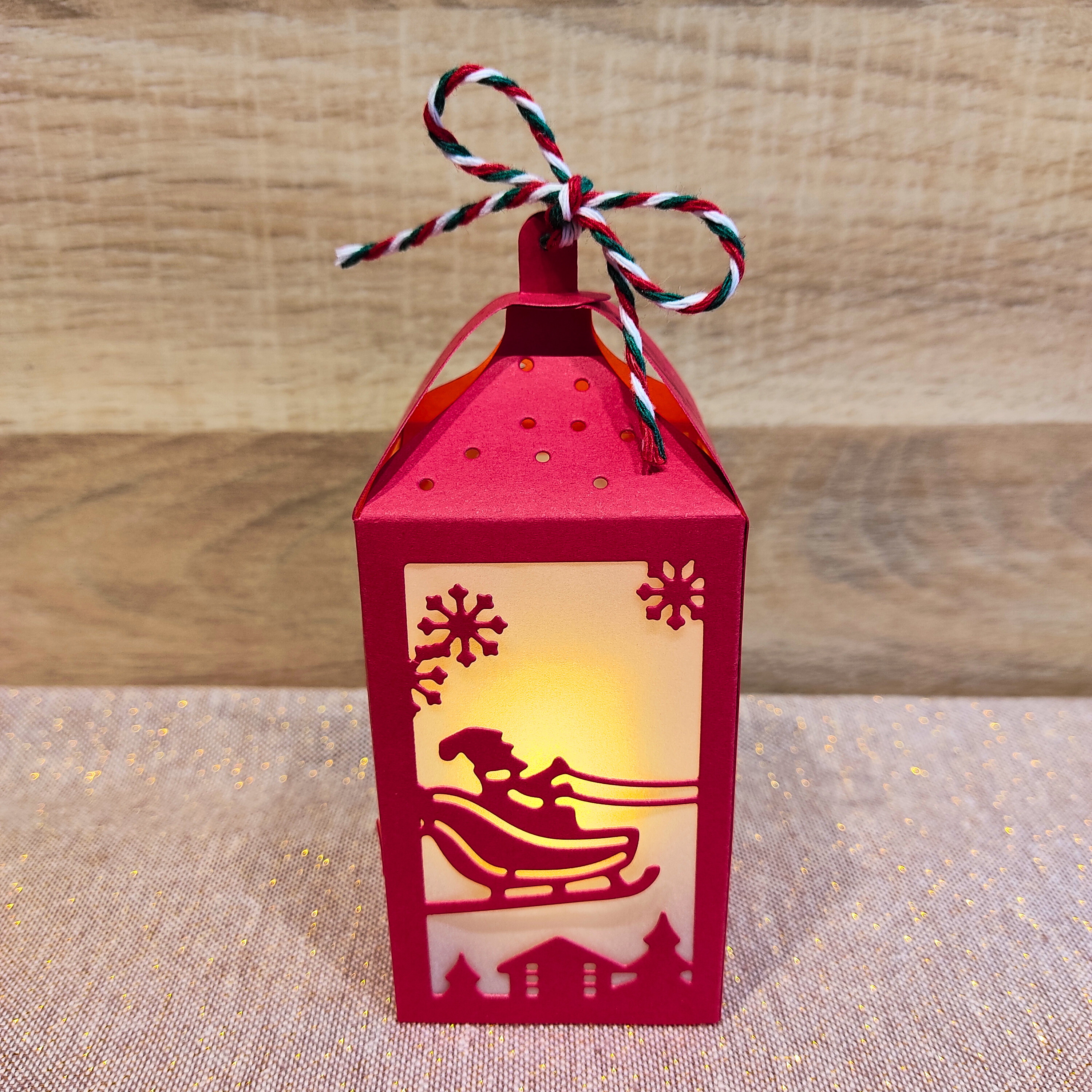 Lot de 4 décorations de table pour Noël - Cadeau de table invité