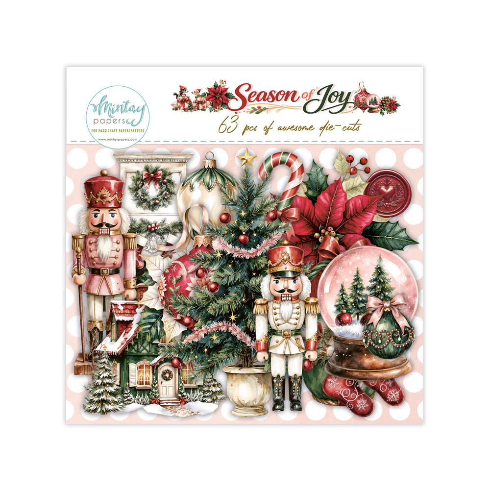 Mintay Papers - Collection Season of Joy - 63 die-cuts en papier