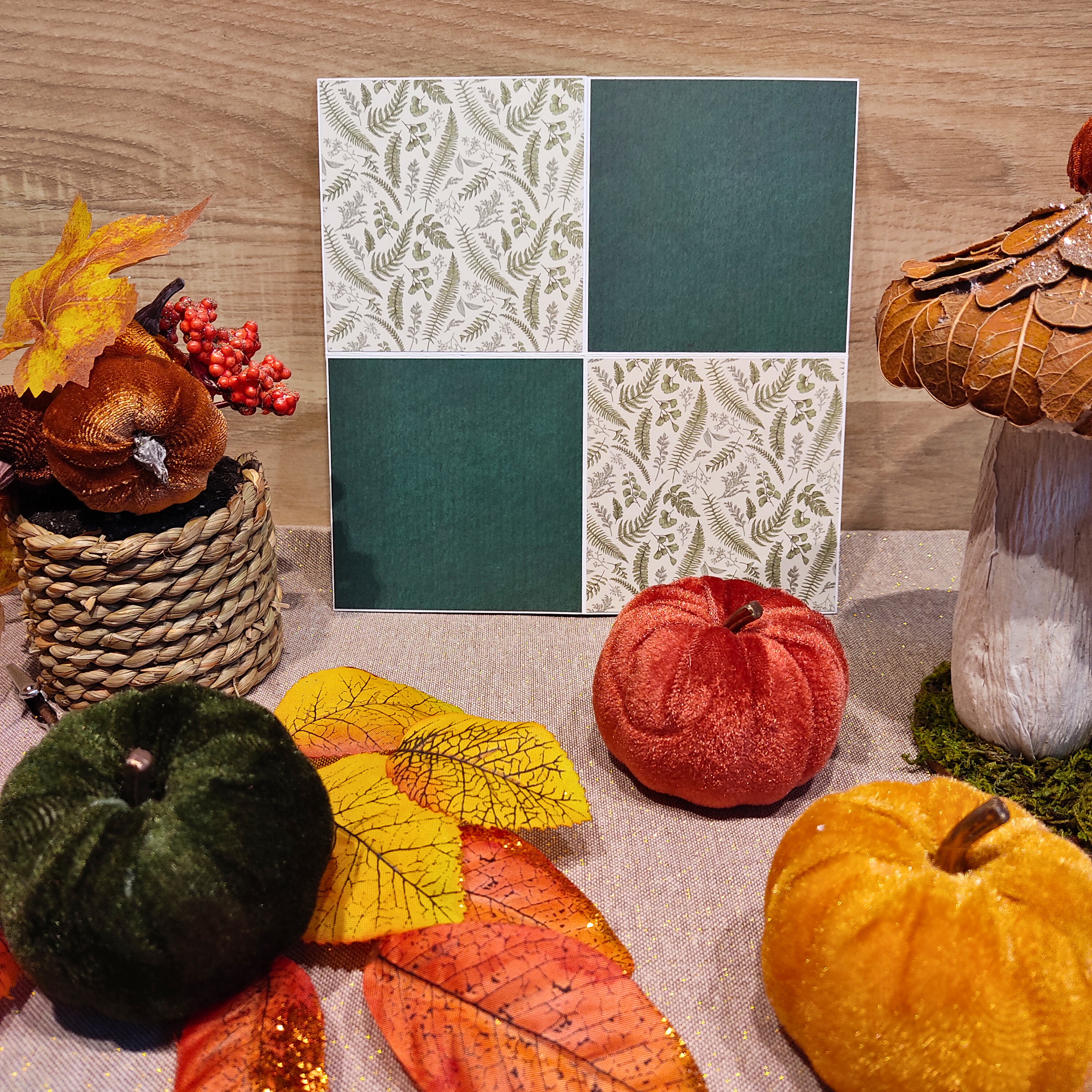 Carte de Voeux pop-up "Balade au jardin botanique"