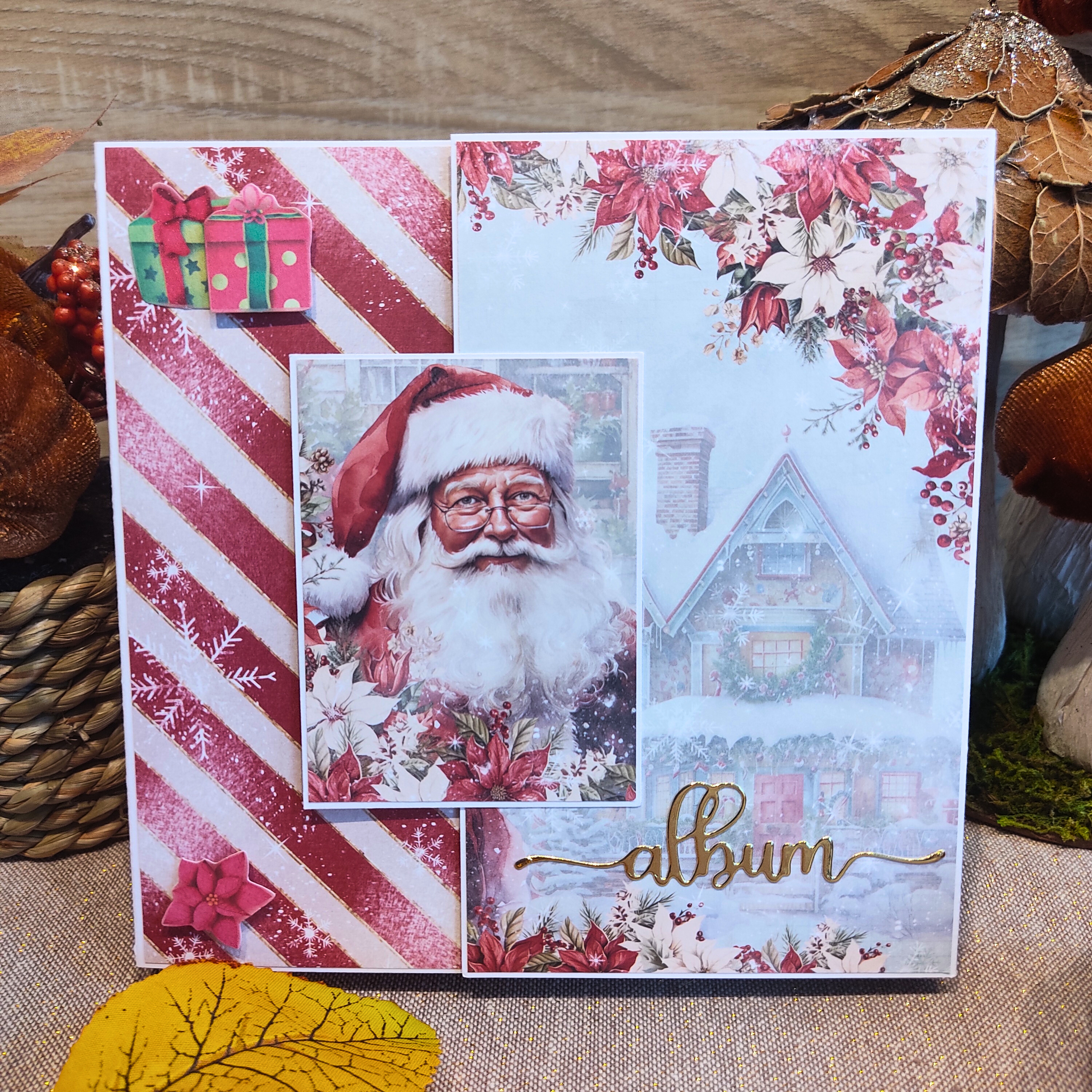 Mini Album Photos Folio "Noël au Pôle Nord" - Modèle unique