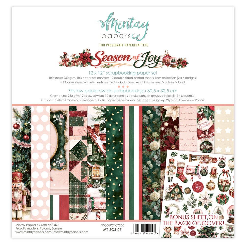Mintay Papers - Collection Season of joy - 30,5x30,5cm