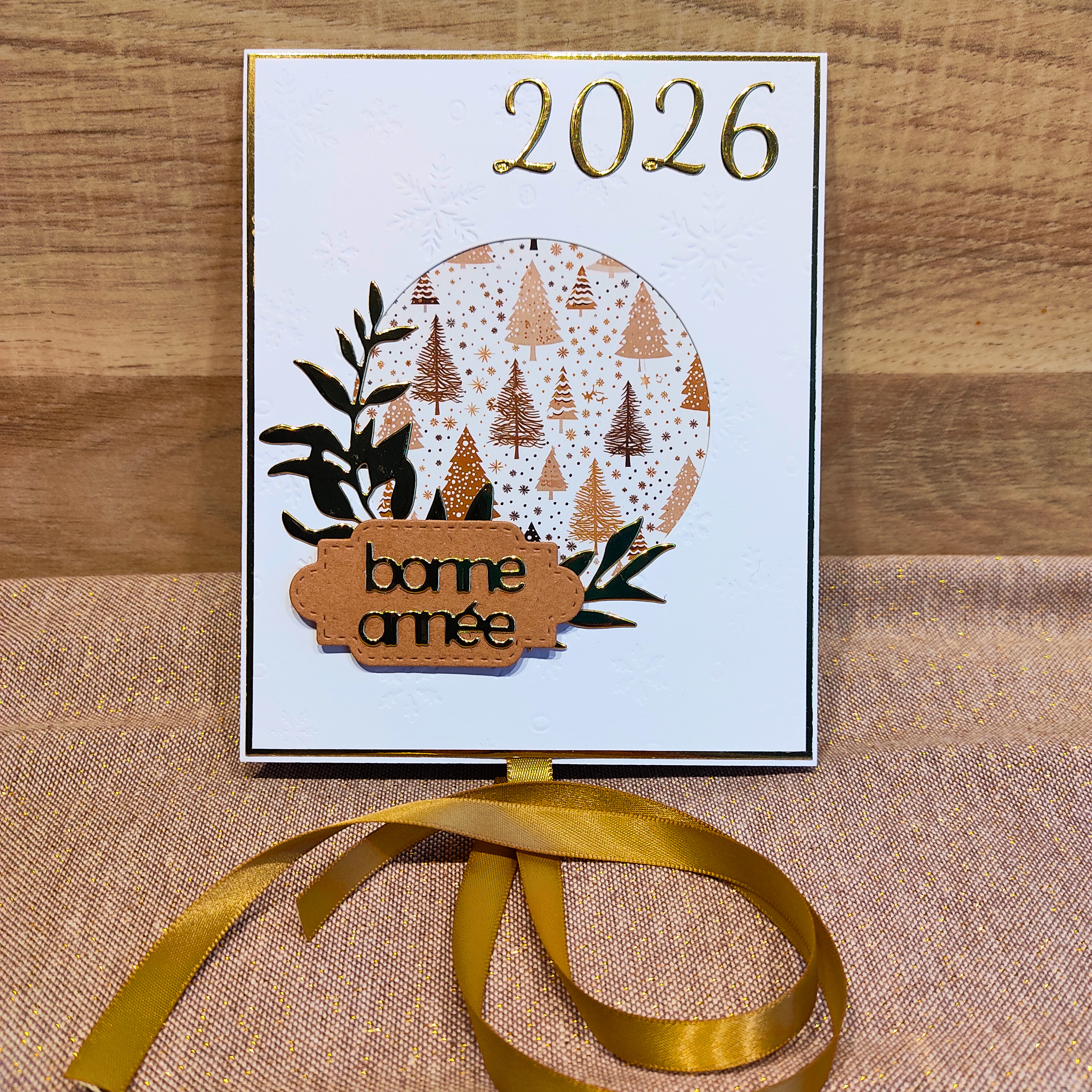 Atelier Scrapbooking du 3 Janvier 2026 - Réalisation d'une carte de voeux pop-up originale "Twist"