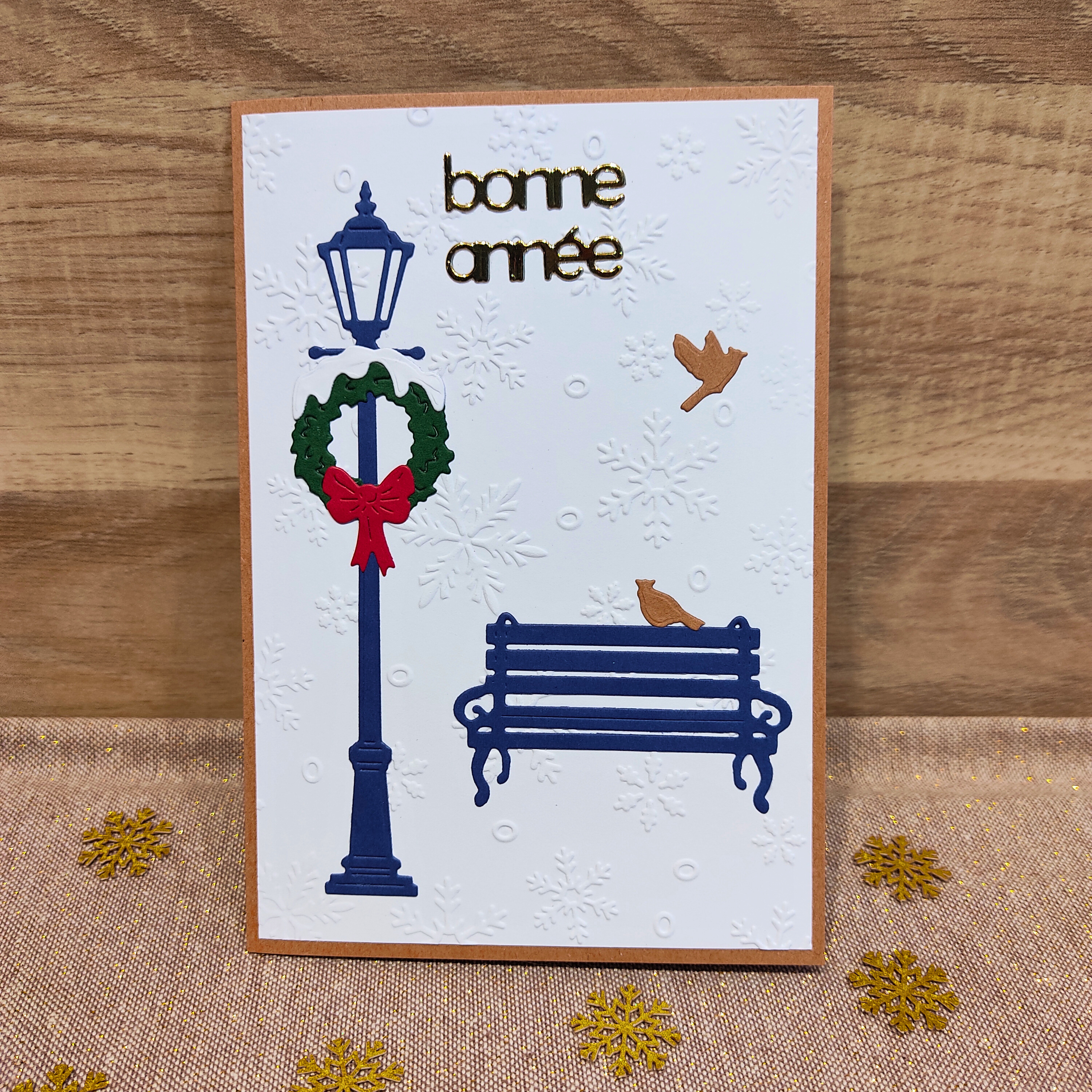 Carte de vœux "Un air d'hiver" - Avec enveloppe