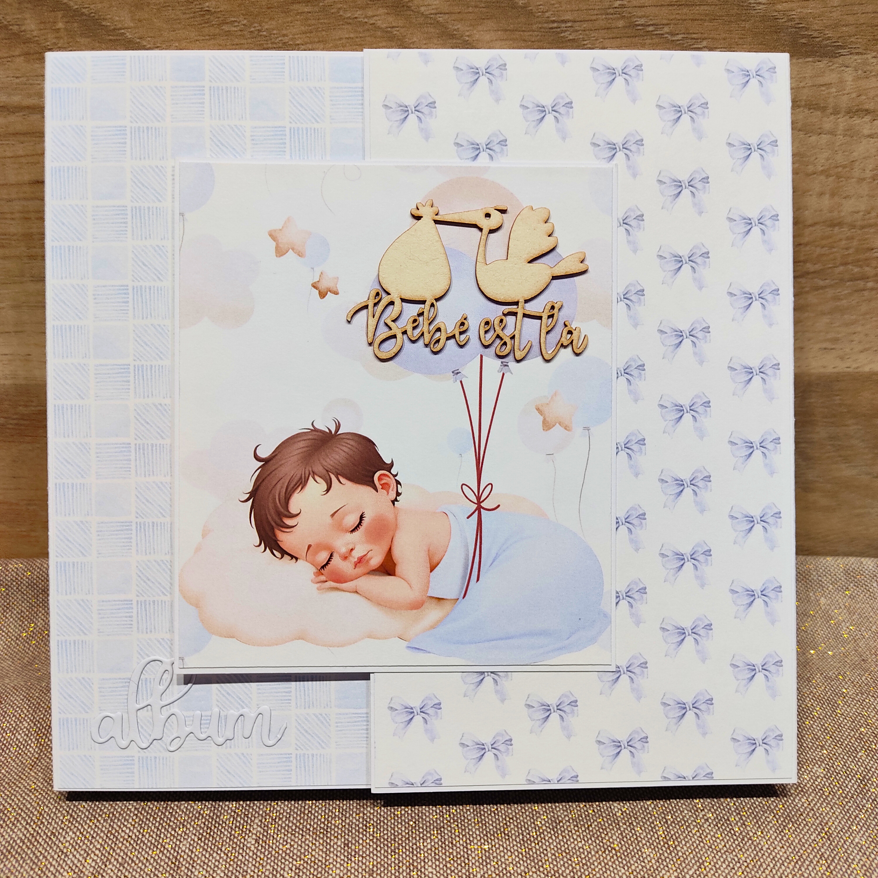 Mini Album Photos Naissance Bébé Garçon - 16 photos minimum