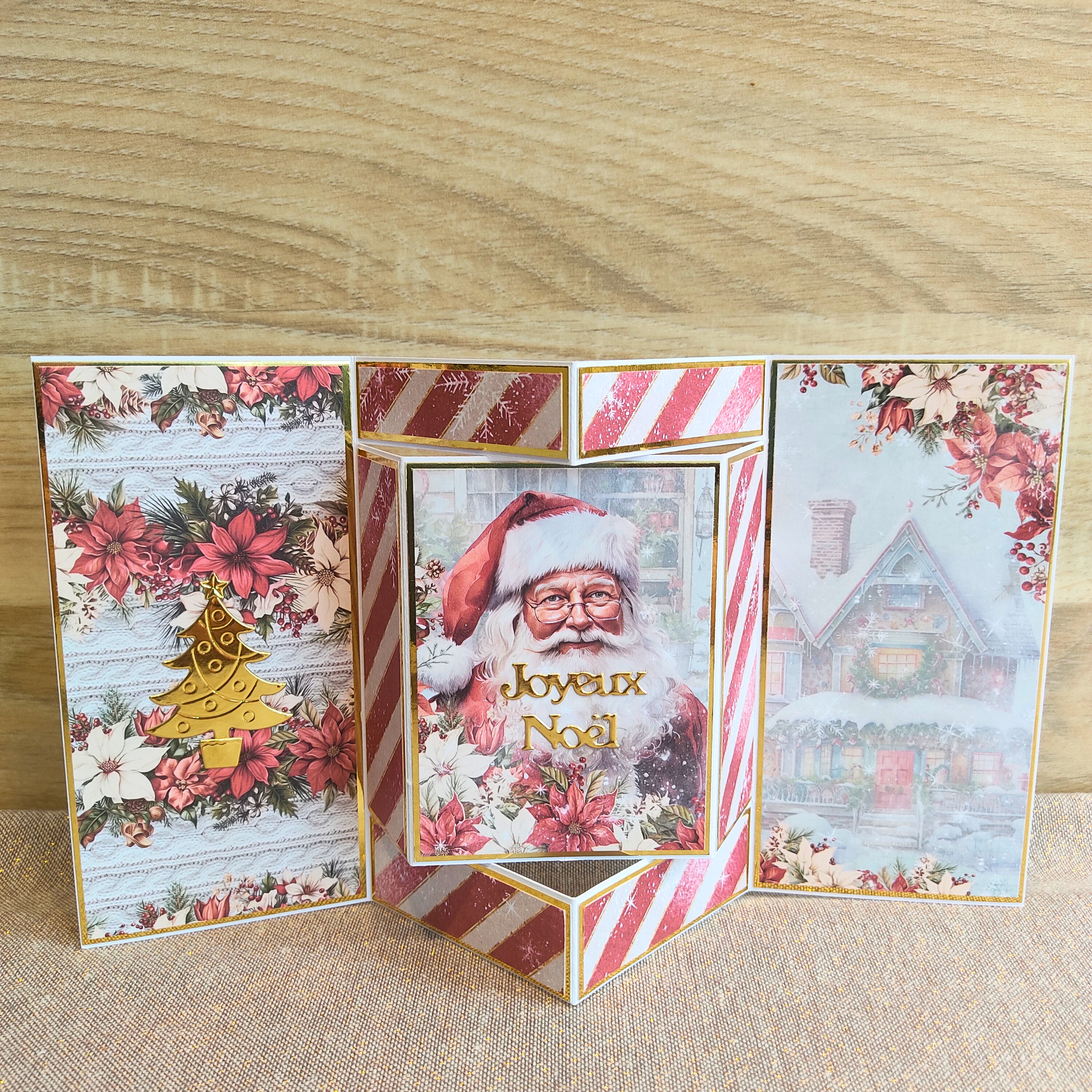 Carte de Vœux Pop-Up "Joyeux Noël" 