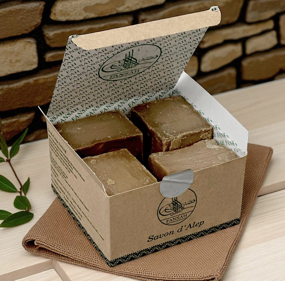 Original Aleppo Classic Soap Box (set of 4 pieces ) 