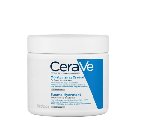 CeraVe Moisturising Cream for Dry Skin with Hyaluronic Acid 454G