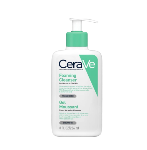 Cerave Foaming Cleanser for Normal to Oily Skin 236ml