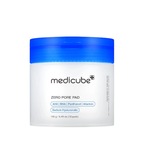 medicube Zero Pore Pads 2.0, Dual-Textured Facial Toner Pads 155g