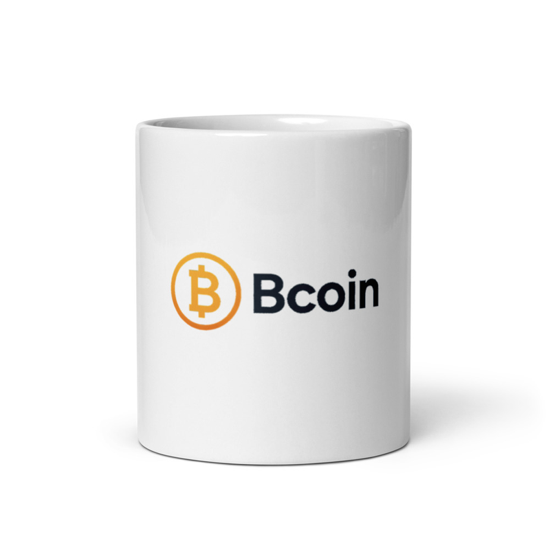 $BCOIN™ Classic White Glossy Mug