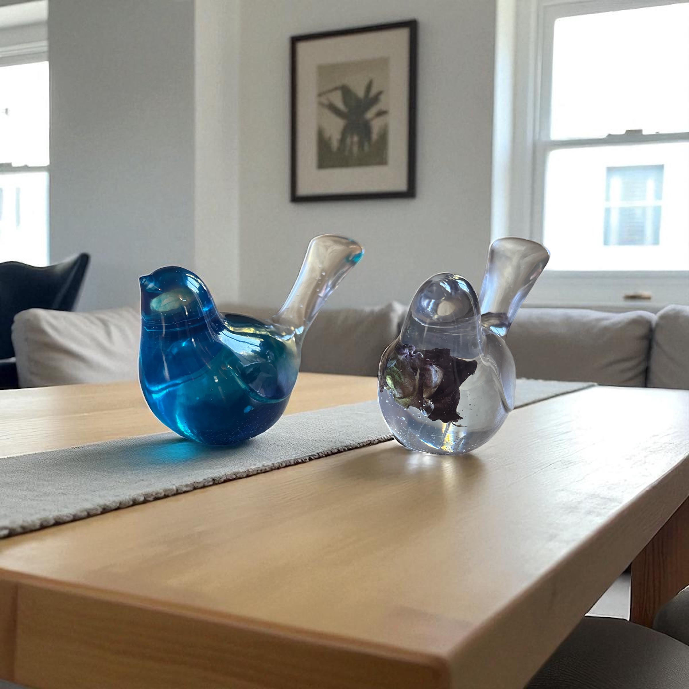 Resin Robin Decorative Bird