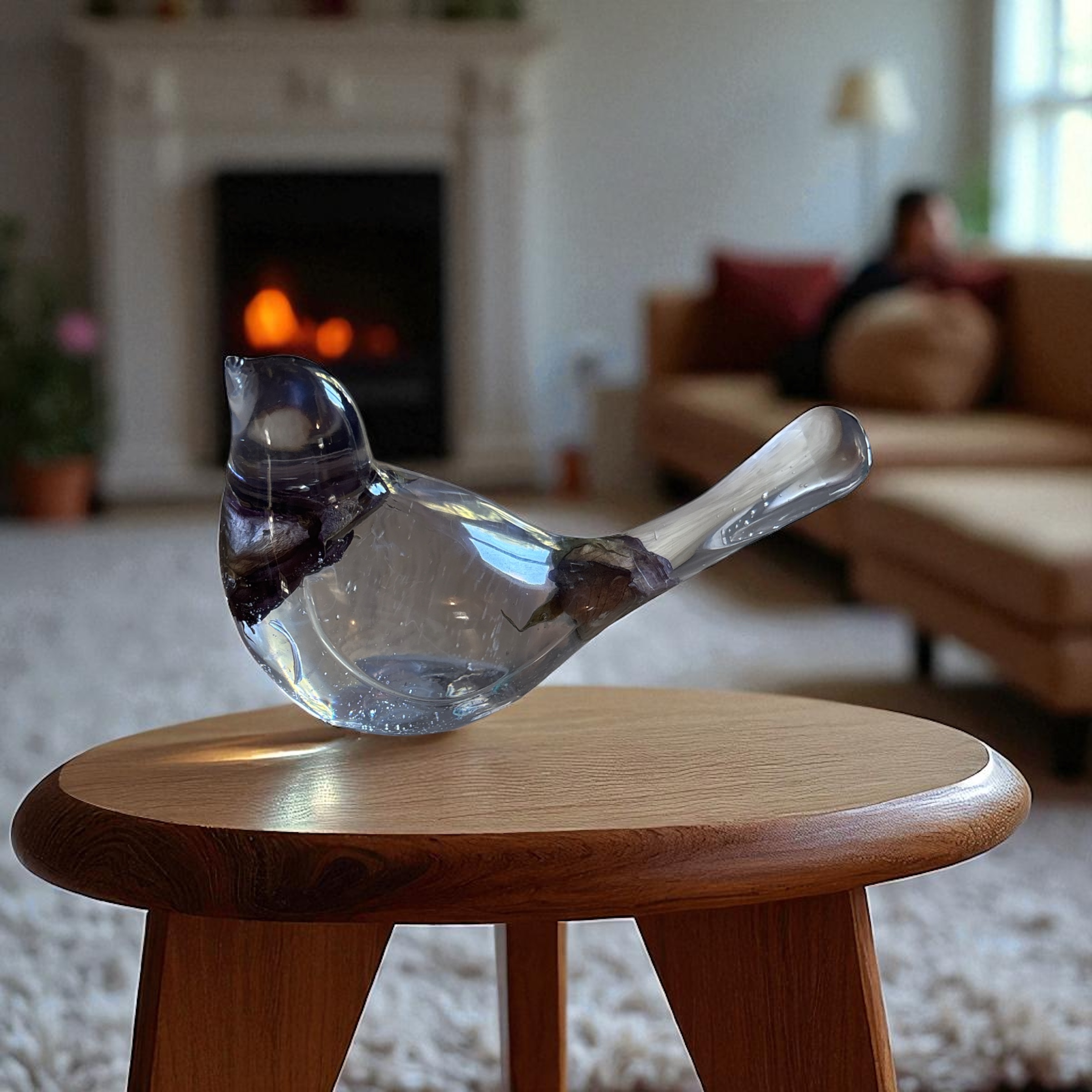 Resin Robin Decorative Bird