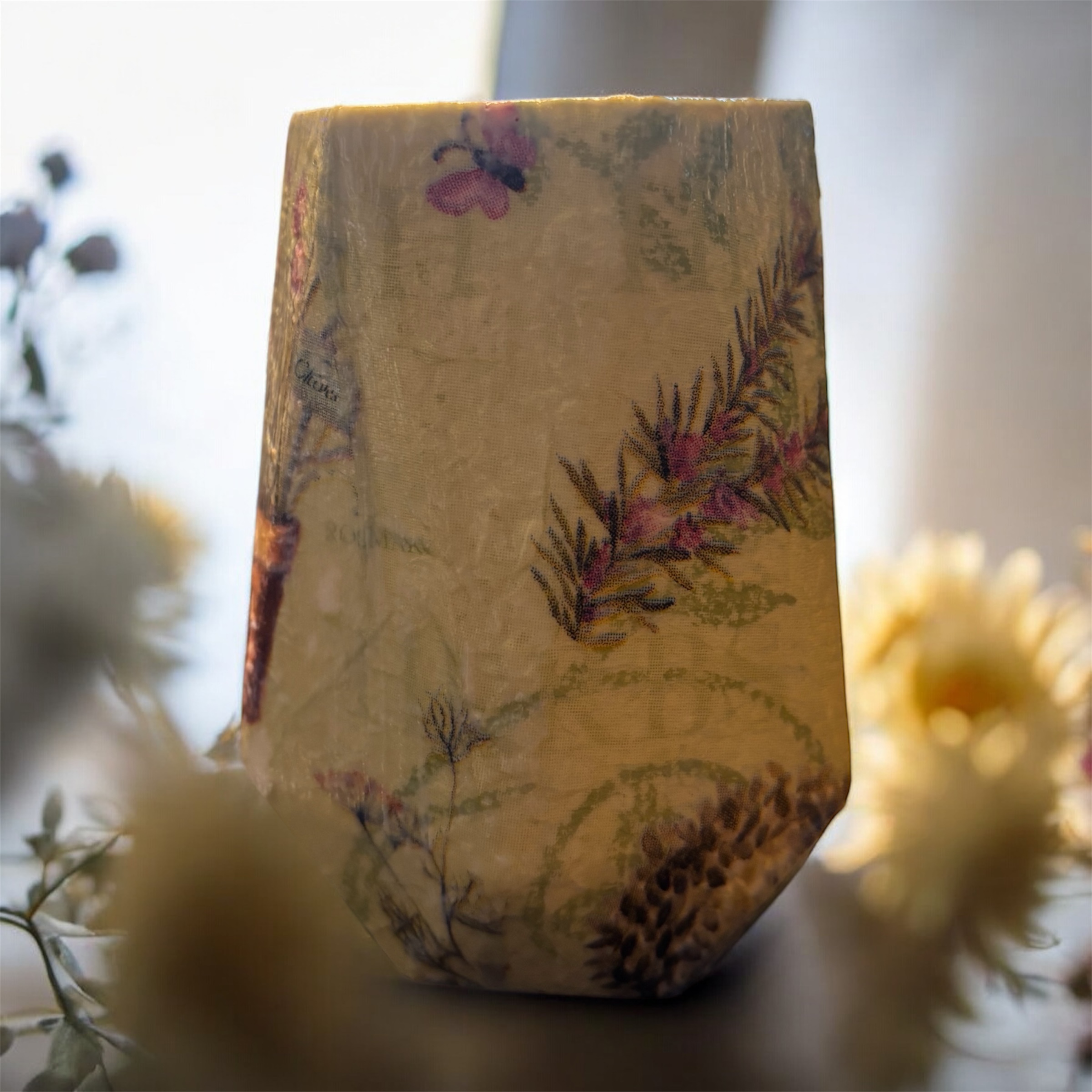 Eco Resin Decoupage Jules Pot