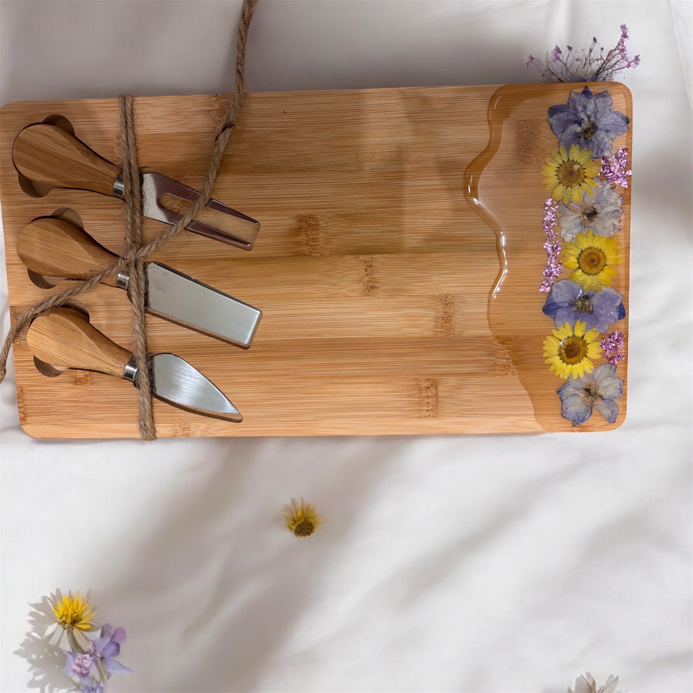 Decorative Cheese Board Set