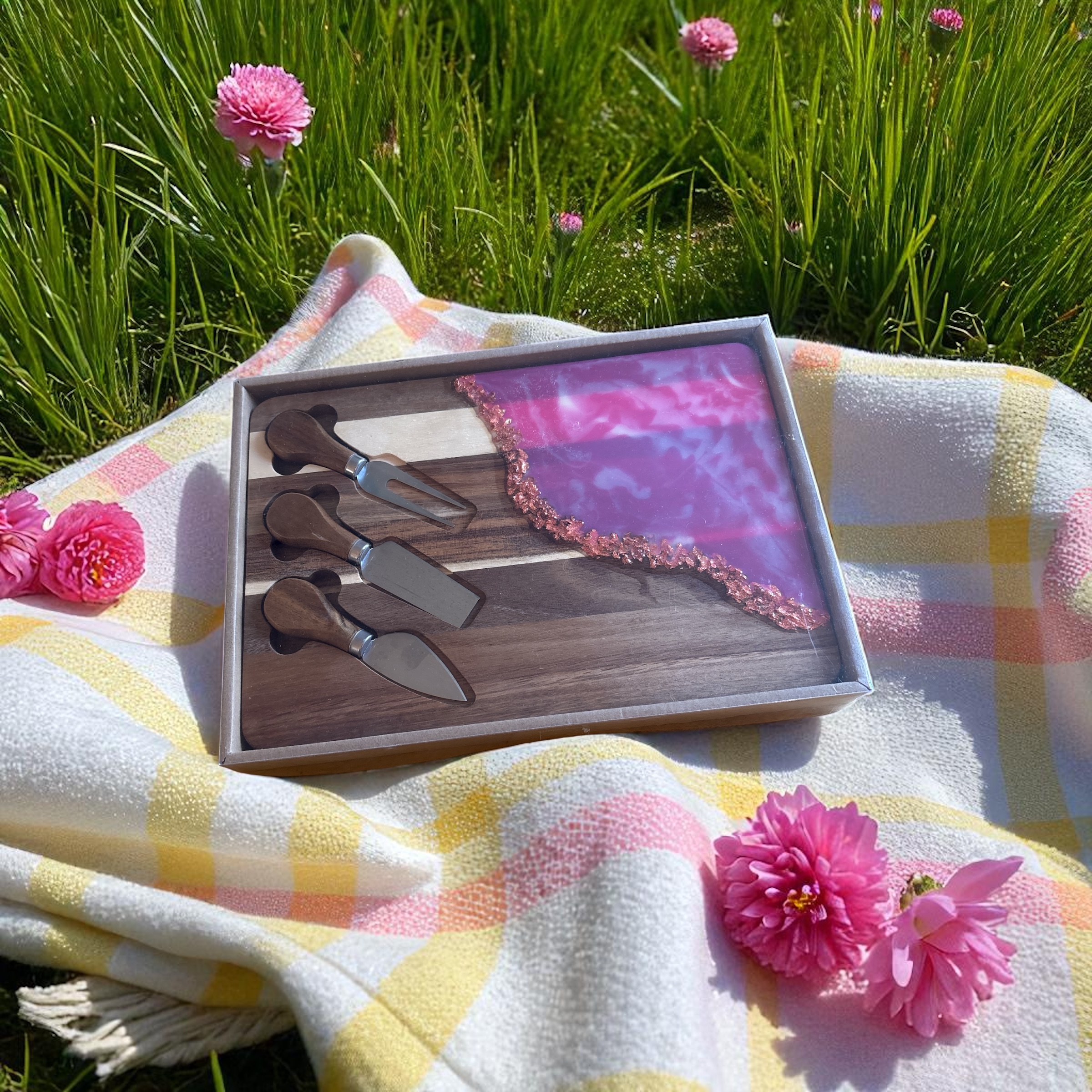 Wooden Charcuterie Board Set