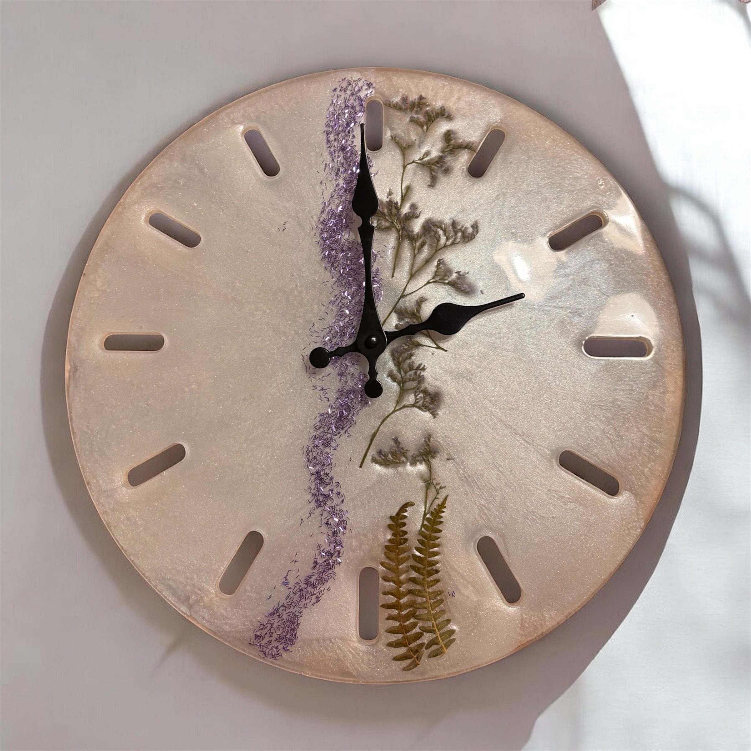 Handcrafted Resin Wall Clock