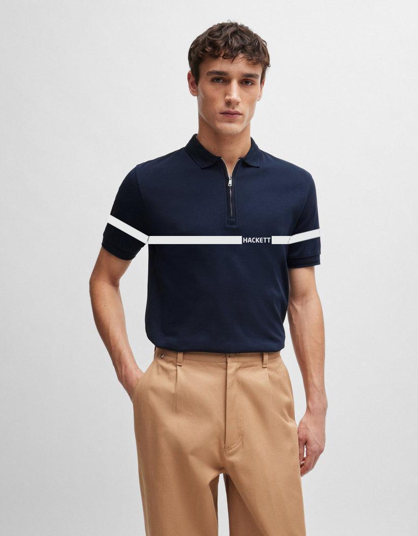 Men's Cotton Texture Polo Shirt