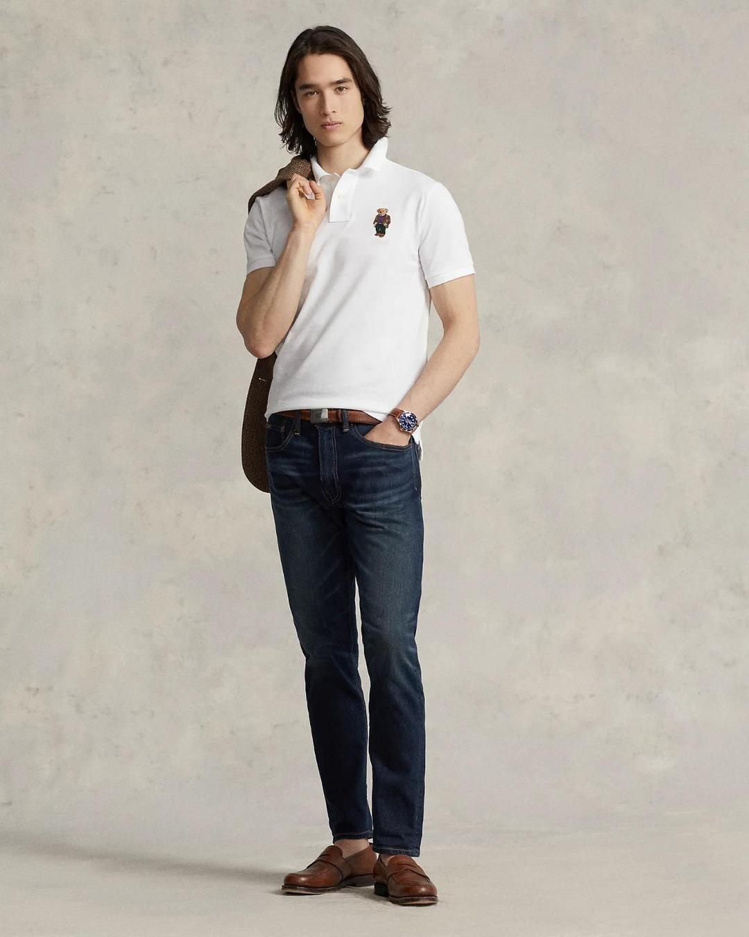 Men's Cotton Printed Polo Shirt - 1 Pc in Stylish