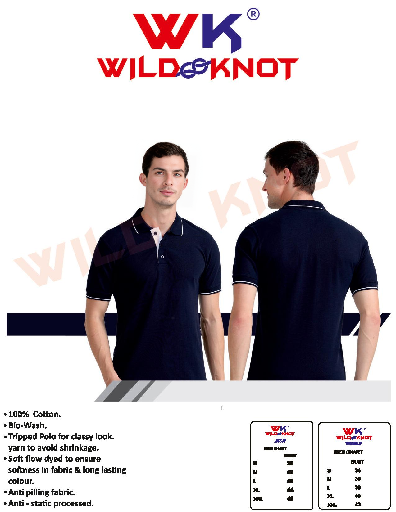 Wild Knot Men's Tipped Polo Shirt