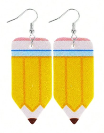 Pencil Shaped Earrings
