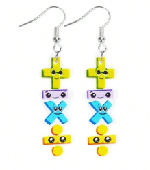 Math Symbol Earrings