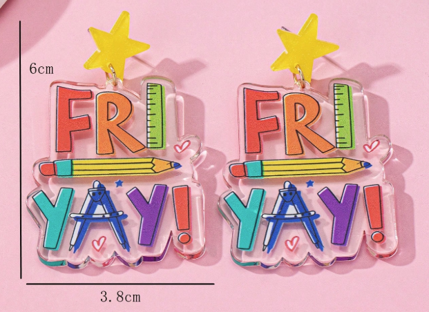 FRIYAY! Colorful Earrings