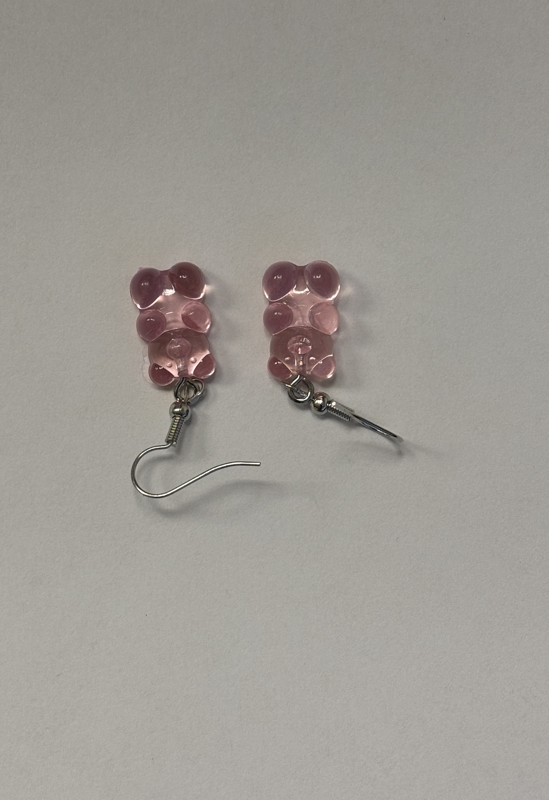 Pink Gummy Bear Earrings
