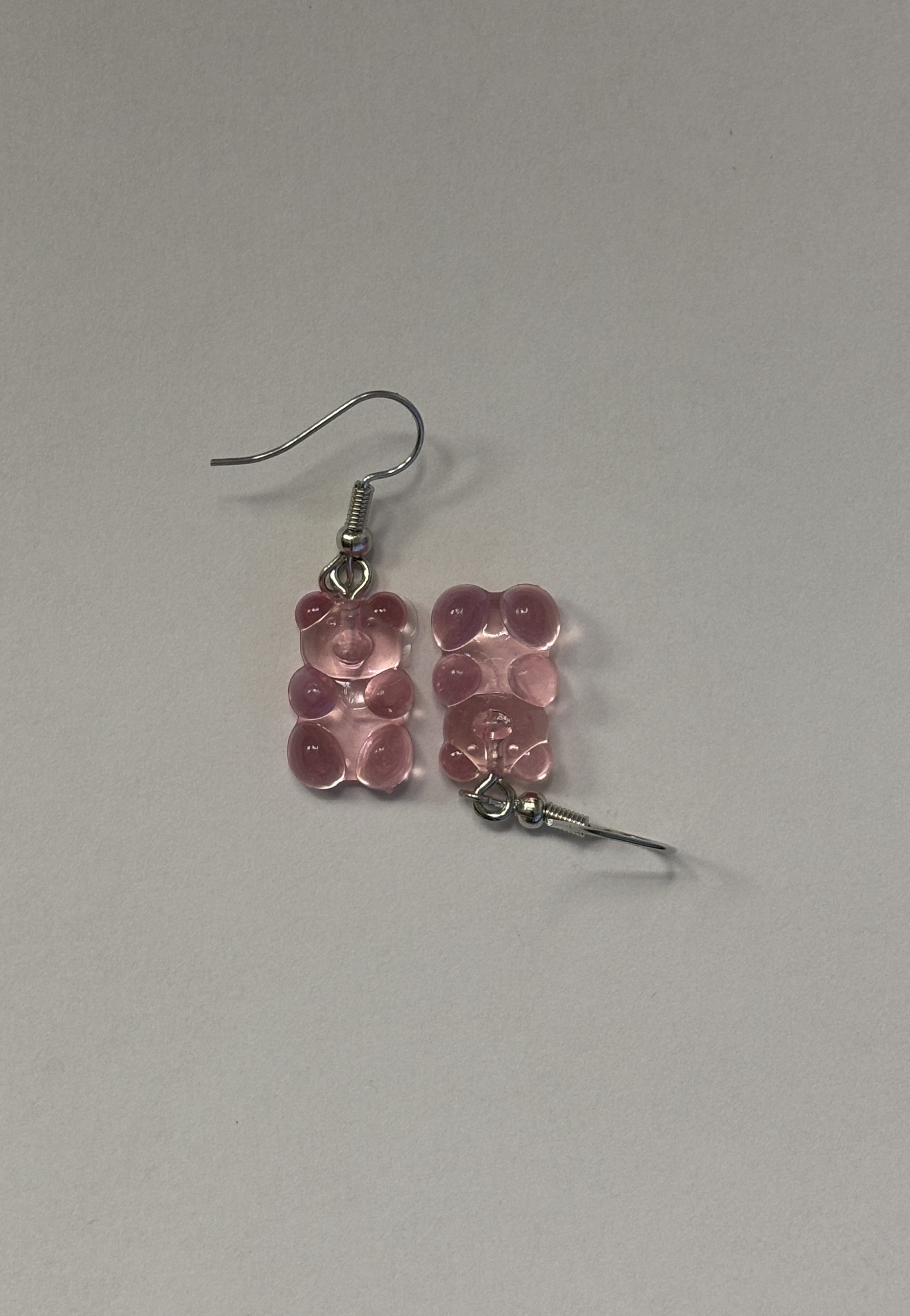 Pink Gummy Bear Earrings