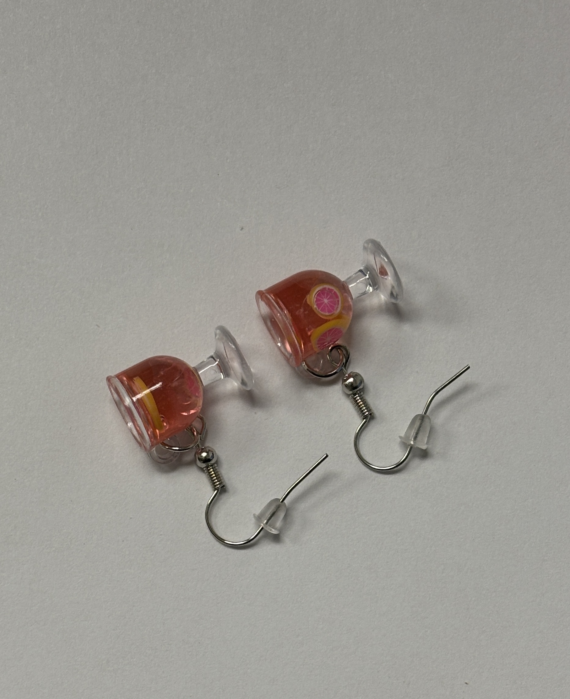 Mini Wine Glass Earrings
