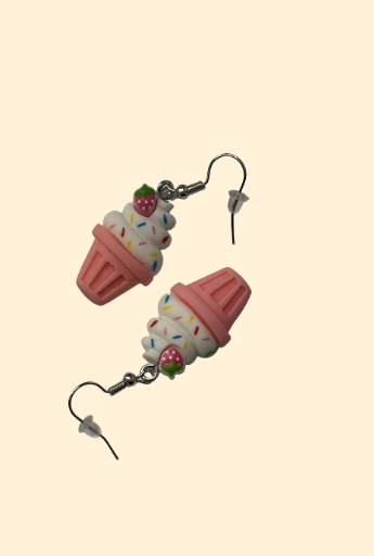 Ice Cream Cone Earrings