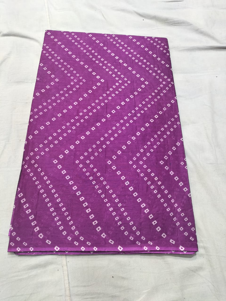 Purple Printed Fabric