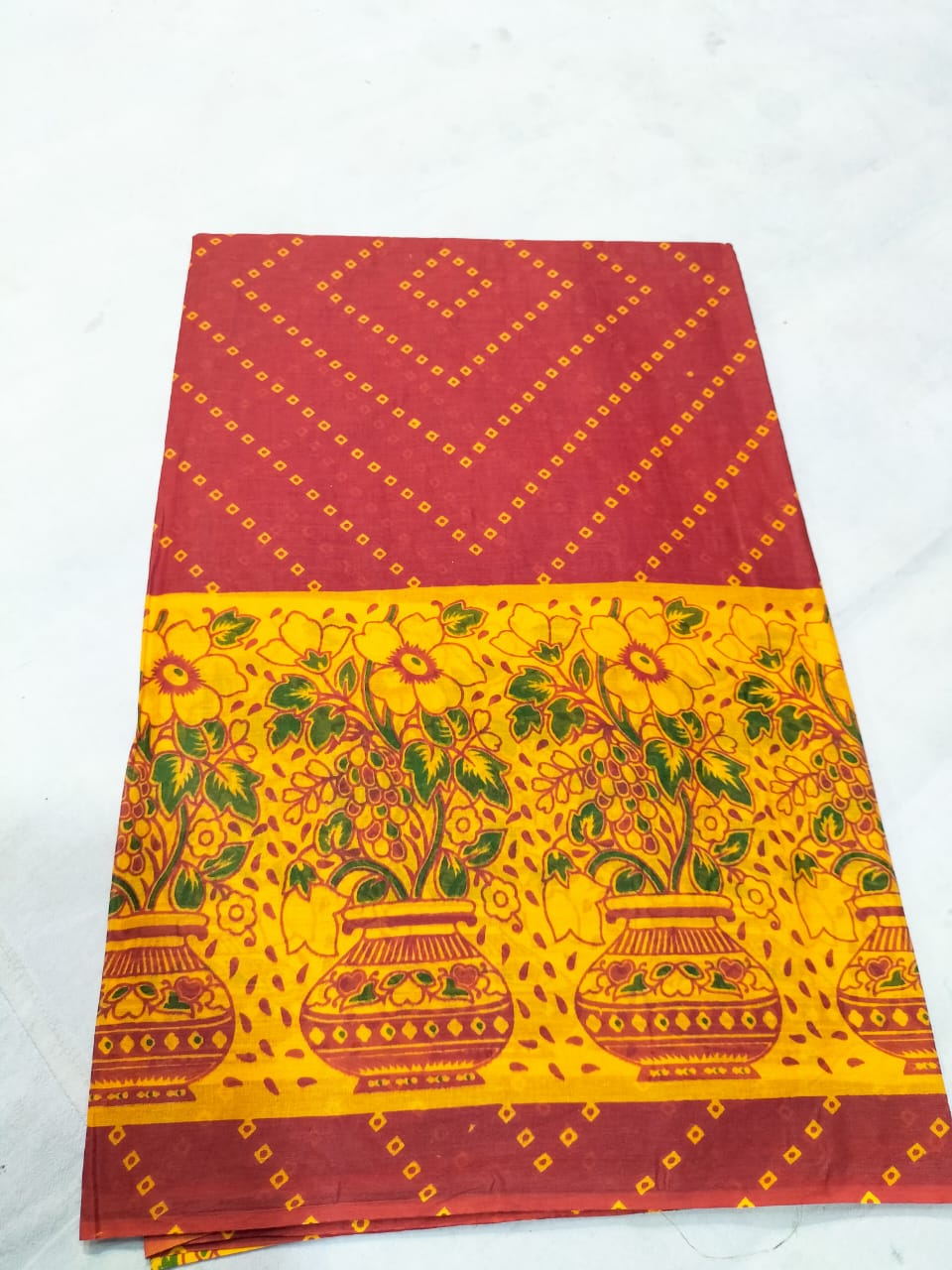 Traditional Printed Cotton Fabric