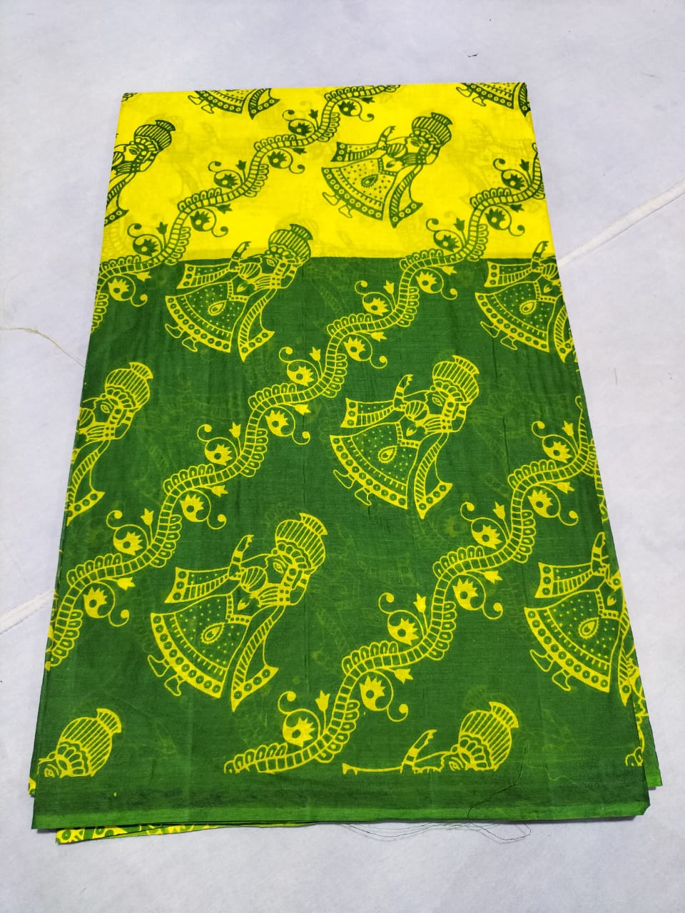 Traditional Printed Cotton Fabric