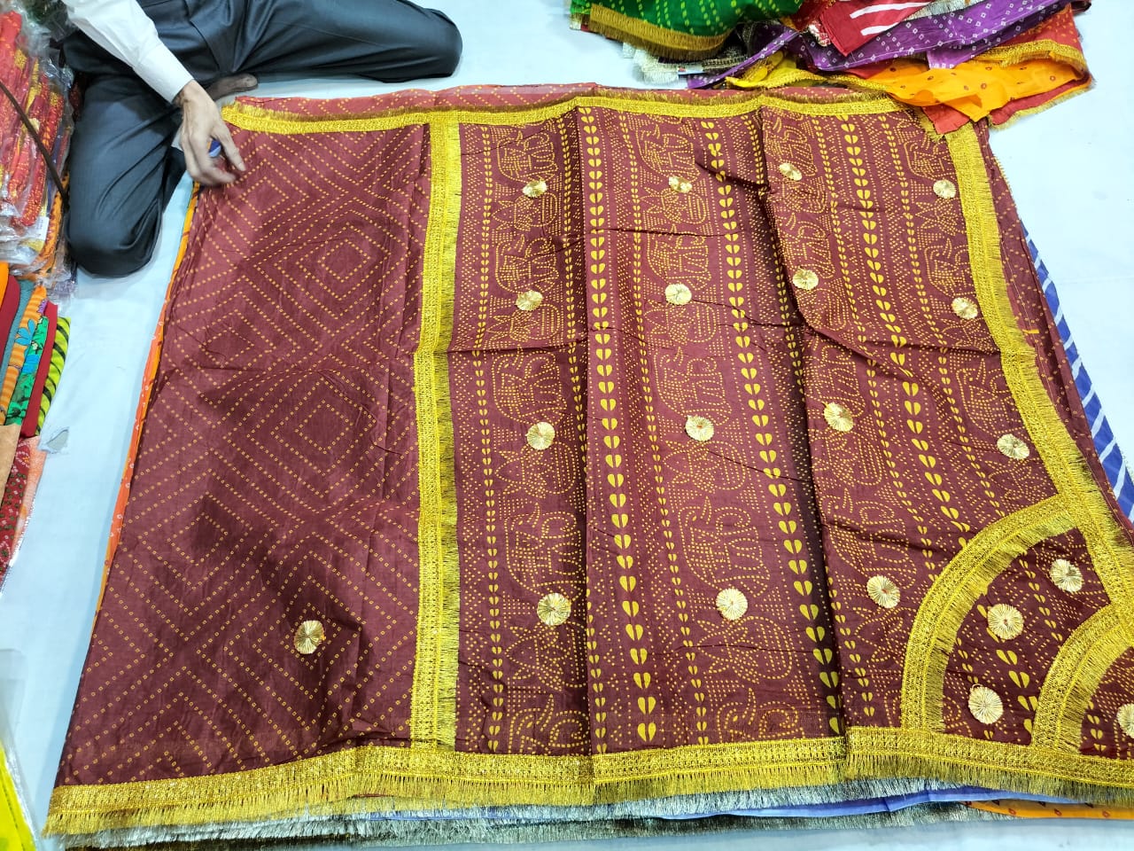 Traditional Bandhani Saree