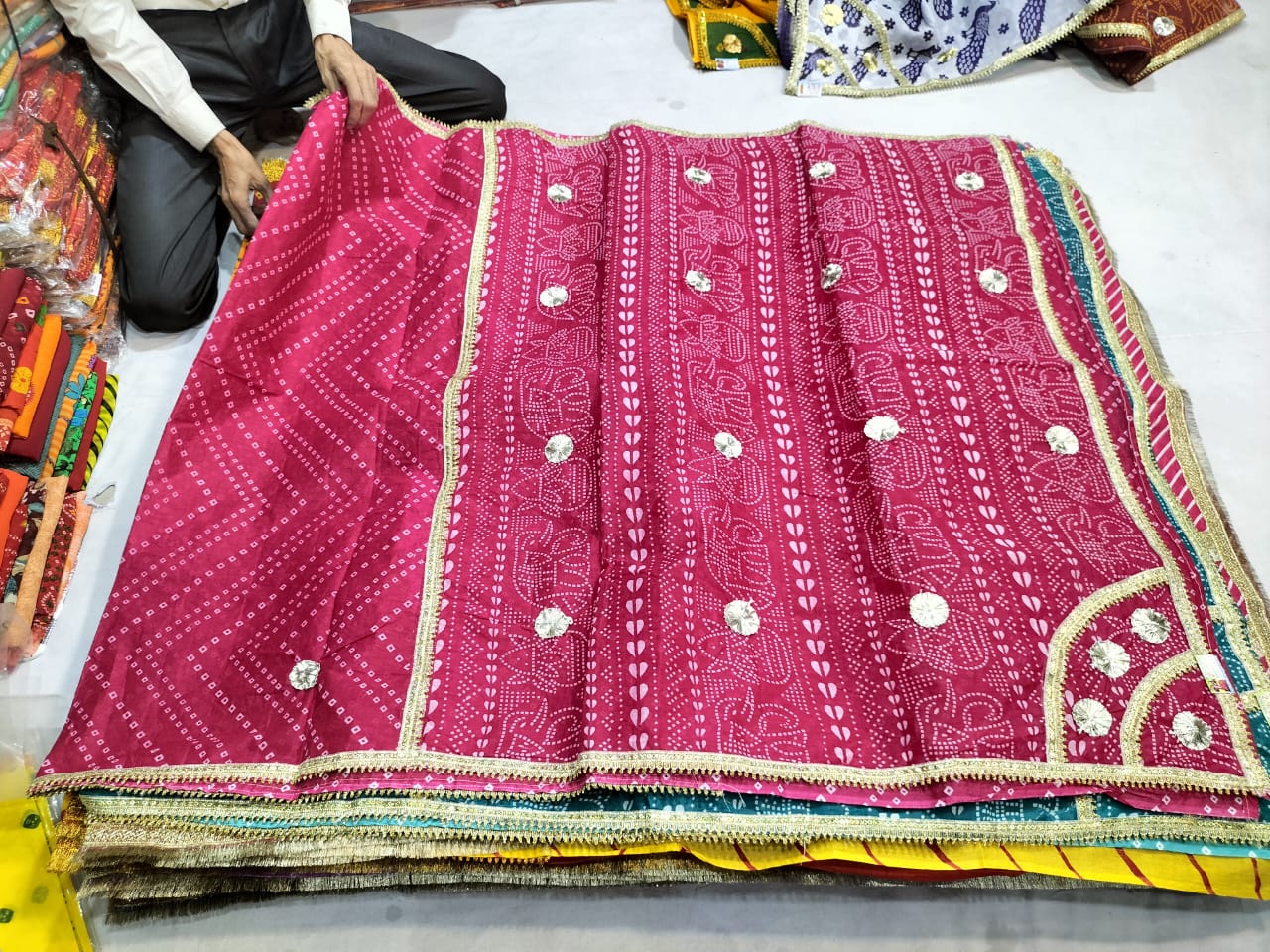 Traditional Bandhani Saree