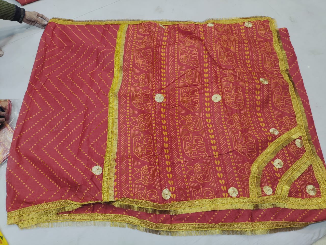 Traditional Red Indian Saree