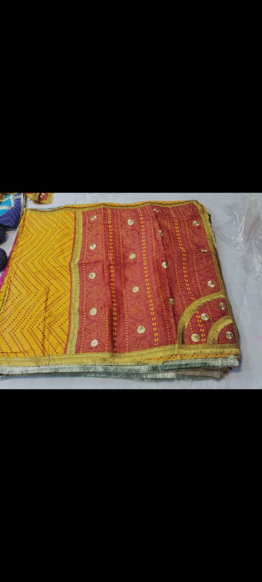 Traditional Indian Embroidered Saree