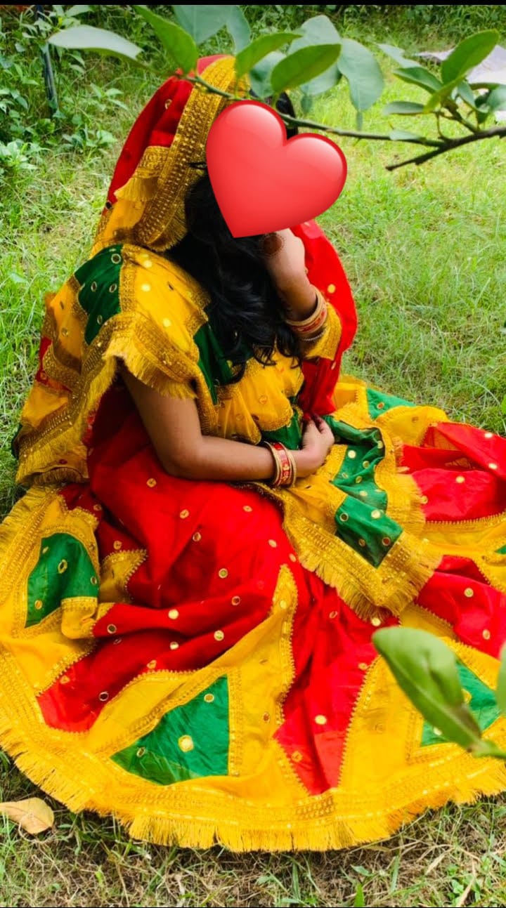 Traditional Rajasthani Lehenga saree