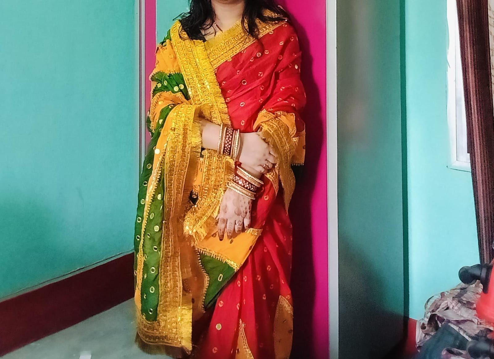 Traditional Rajasthani Lehenga saree