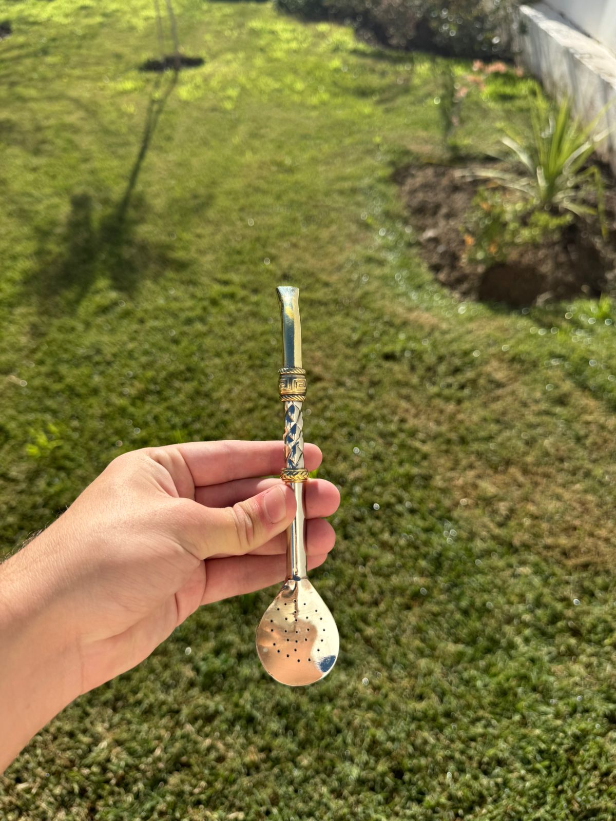 Bombillones Premium Alpaca y Bronce