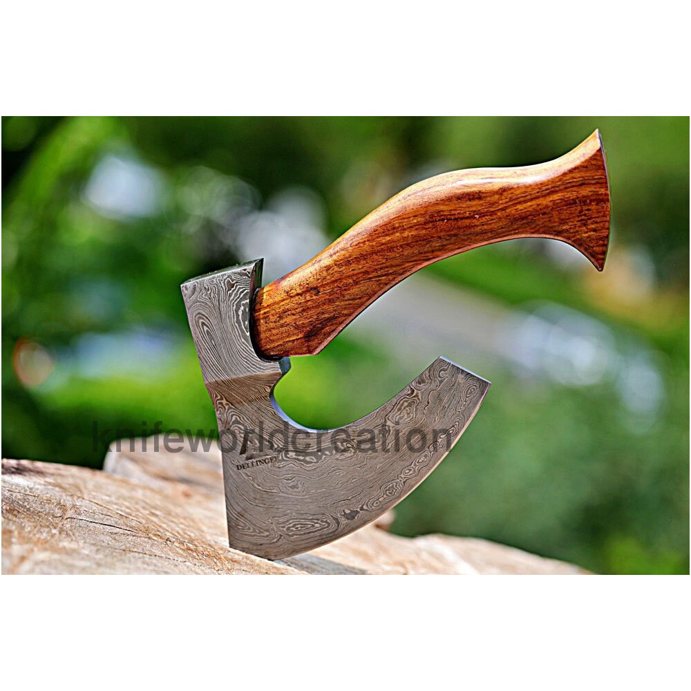 custom damascus steel axe ,Best Man Gift, New Year Gift, Handmade with High Carbon Steel, Great for Bridesmaids Gift, Gift for Brother, Gift for Father.