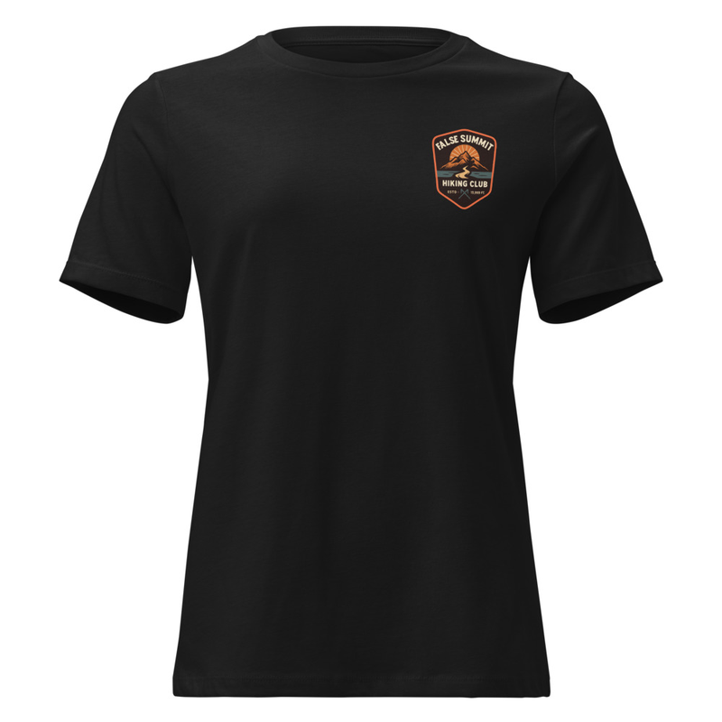 False Summit Hiking Club Women's Relaxed T-Shirt